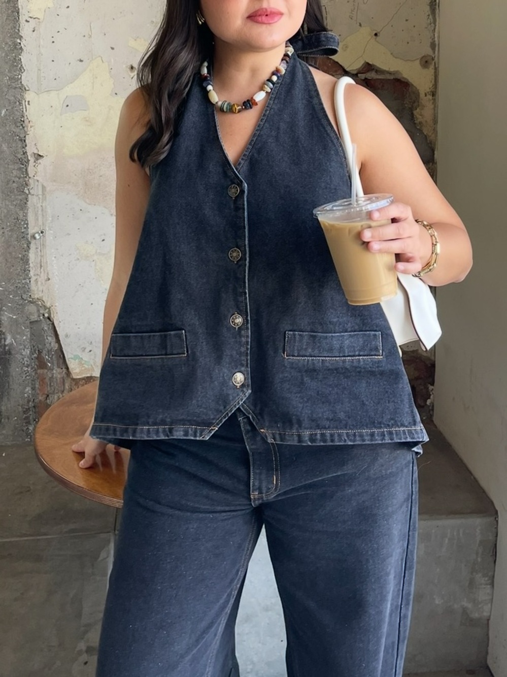 Lioness denim top